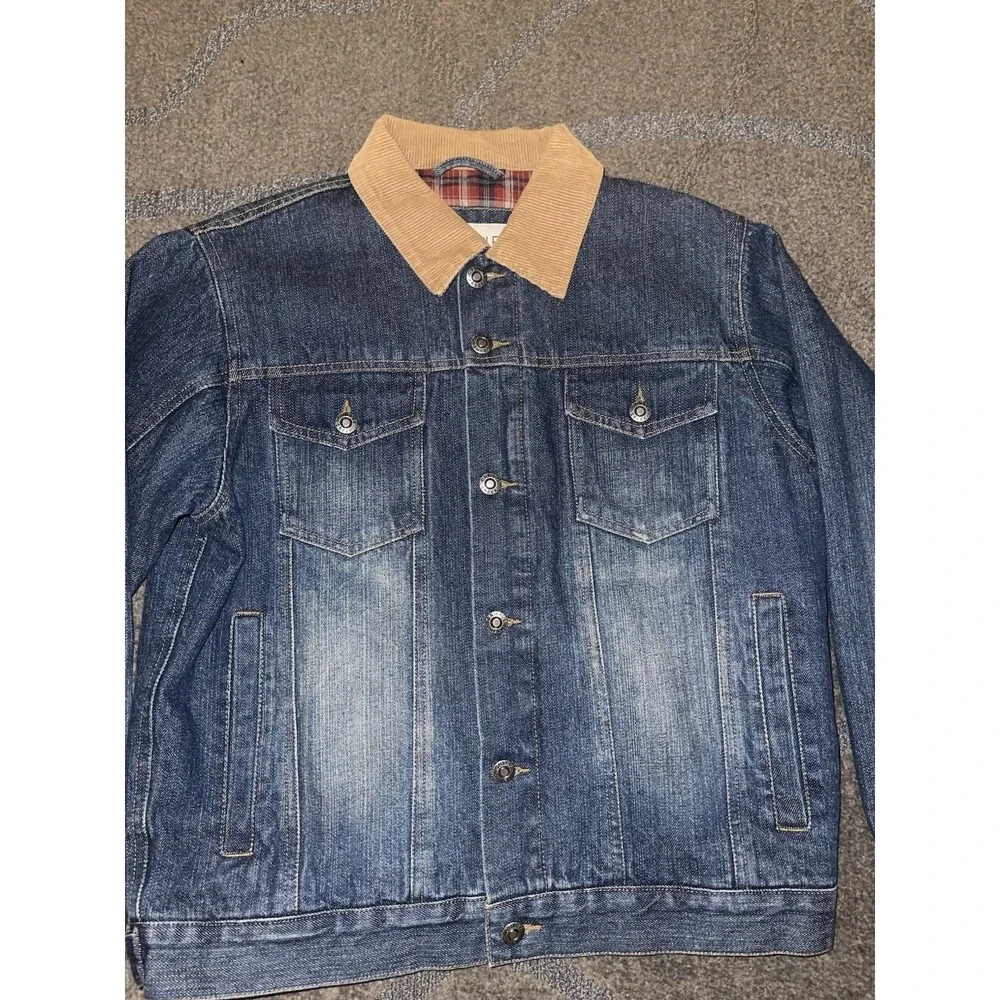 CRIPPLE CREEK Youth PBR 8 Second Ride Lined Denim Jacket Size‎ XL